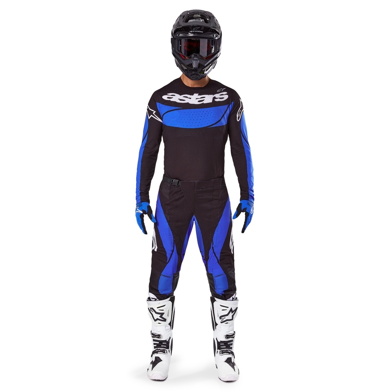 Alpinestars Techstar Dreem motocross hlače crno-plave