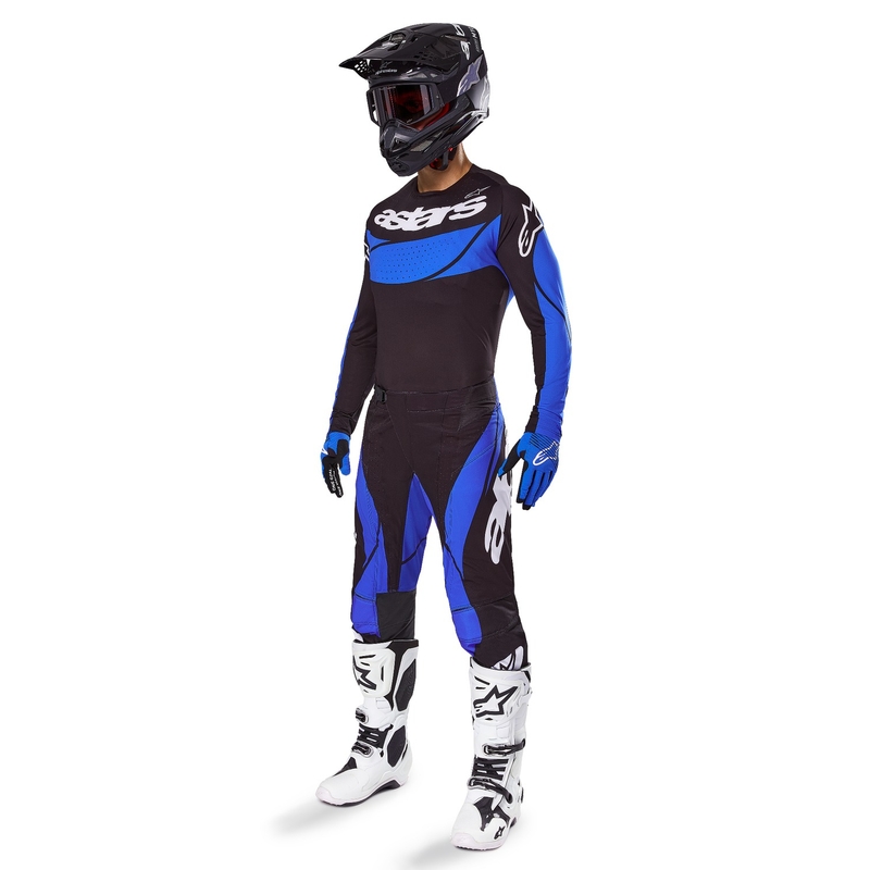 Alpinestars Techstar Dreem motocross hlače crno-plave