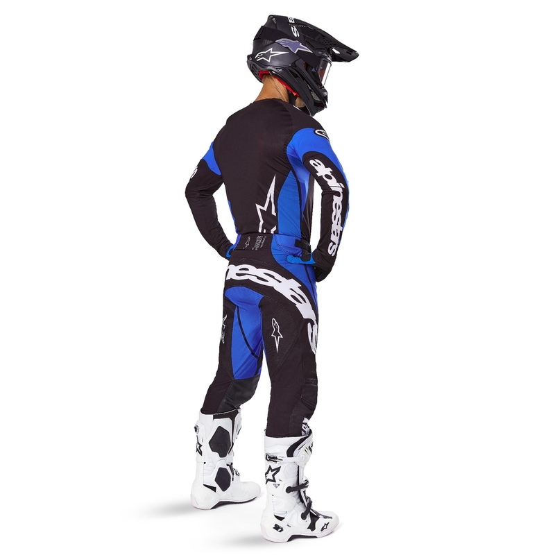 Alpinestars Techstar Dreem motocross hlače crno-plave