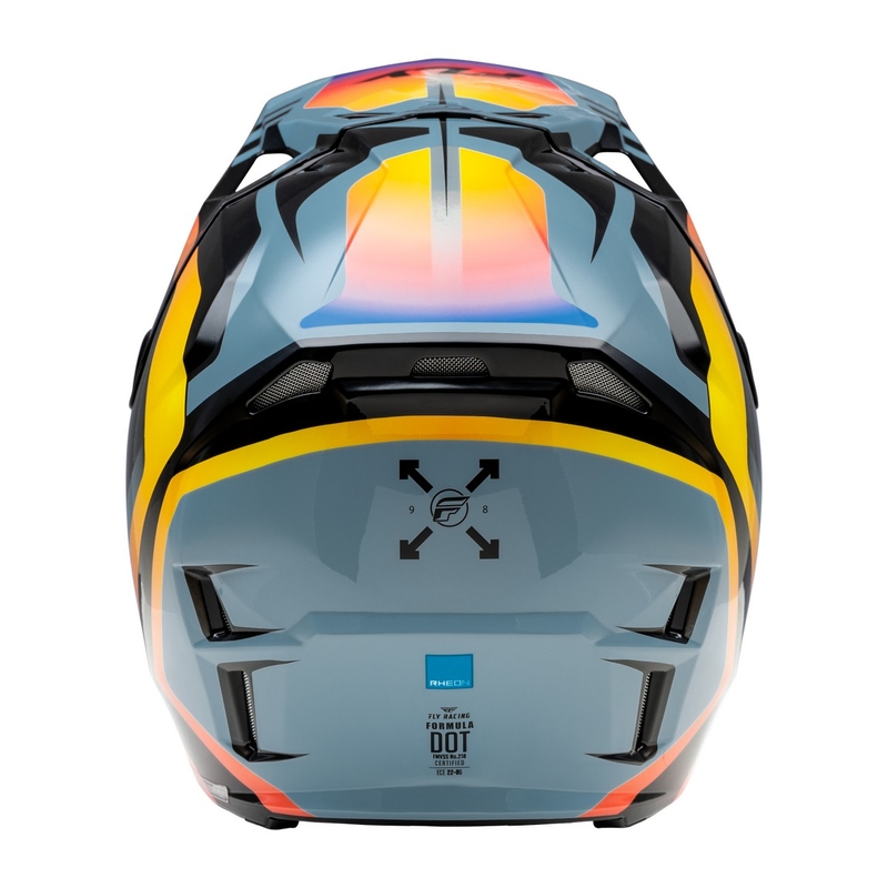 Motocross kaciga FLY Racing Formula CP crna-siva-duga