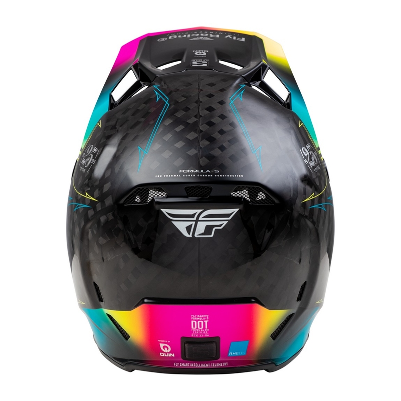 Motocross kaciga FLY Racing Formula S crno-plava
