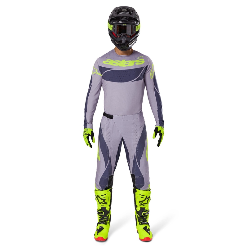 Alpinestars Techstar Dreem Motocross hlače sive-tamno sive