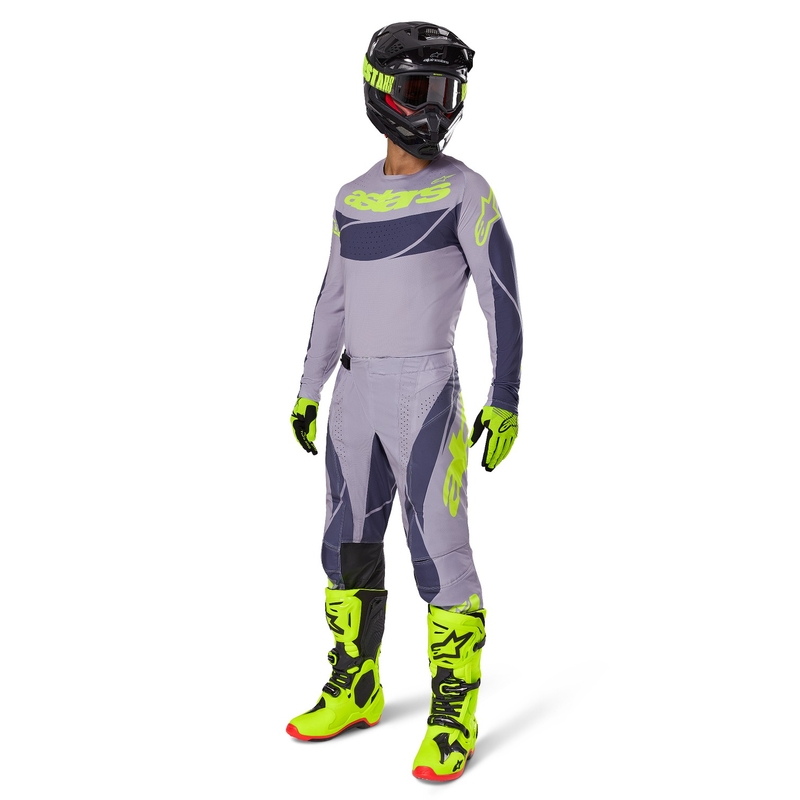 Alpinestars Techstar Dreem Motocross hlače sive-tamno sive