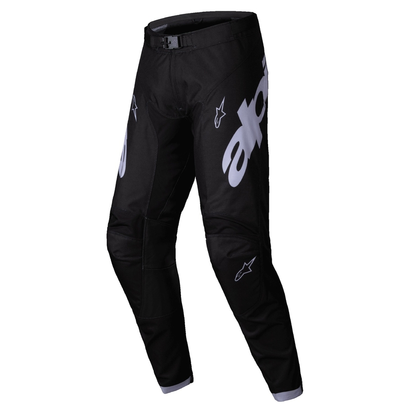 Alpinestars Racer Graphite motocross hlače crno-sive