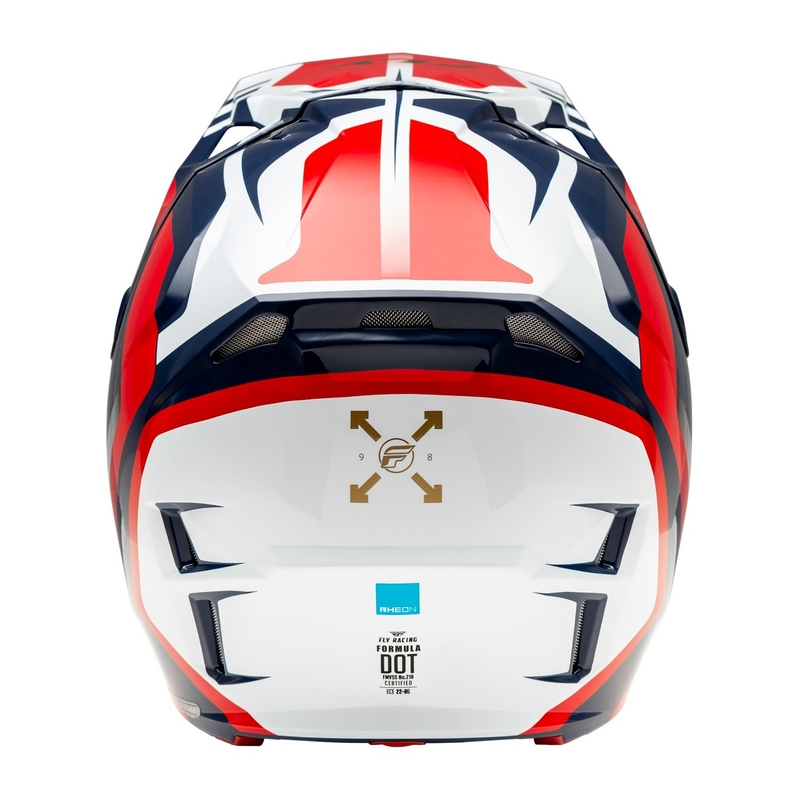 Motocross kaciga FLY Racing Formula CP crveno-bijelo-plava