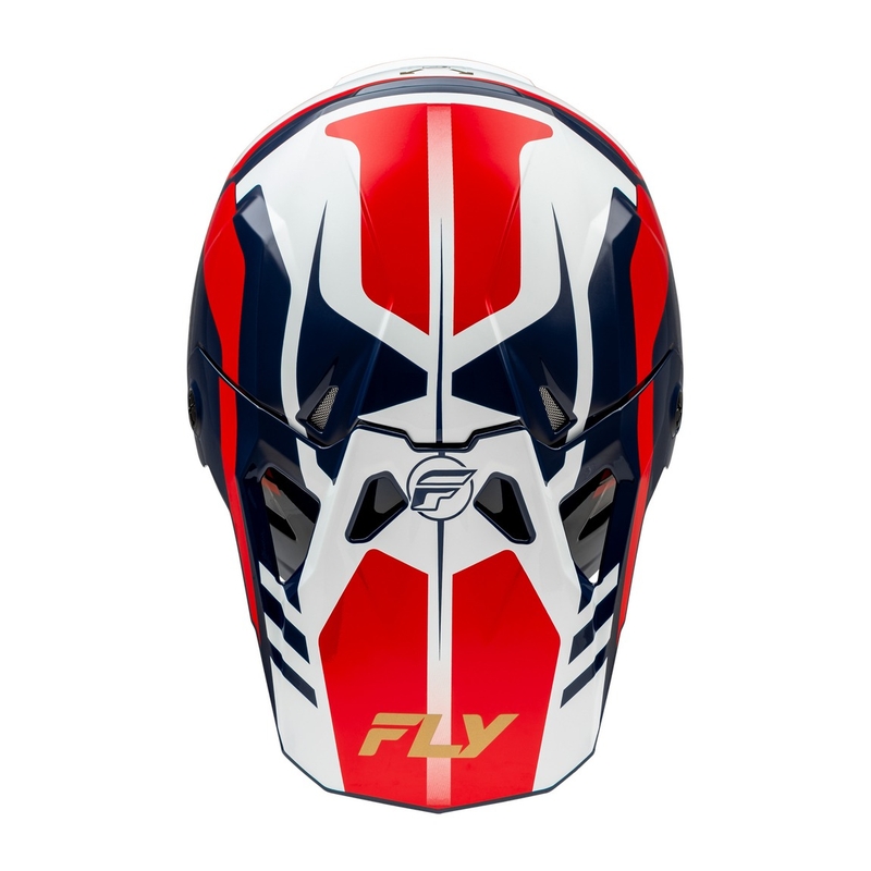 Motocross kaciga FLY Racing Formula CP crveno-bijelo-plava