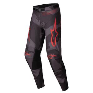 Motocross hlače Alpinestars Racer Hollow sive camo-fluo narančaste