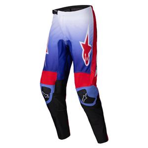 Alpinestars Fluid Wurx motocross hlače ljubičasto-crvene
