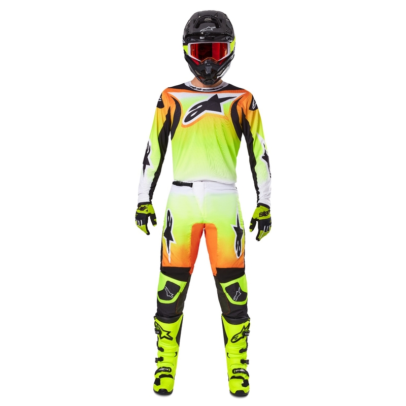 Alpinestars Fluid Wurx motocross hlače žuto-crne