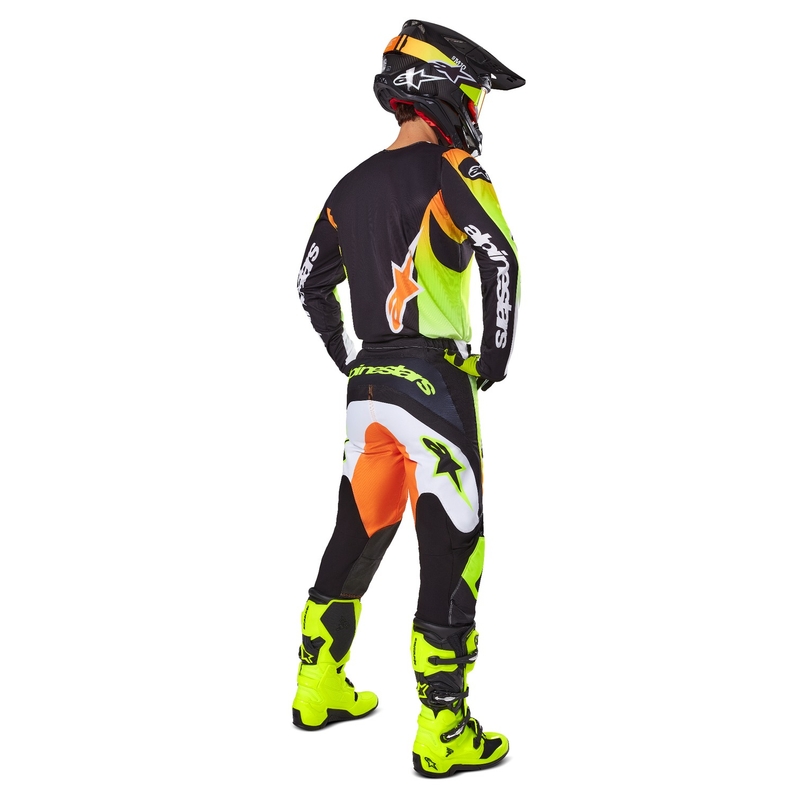 Alpinestars Fluid Wurx motocross hlače žuto-crne