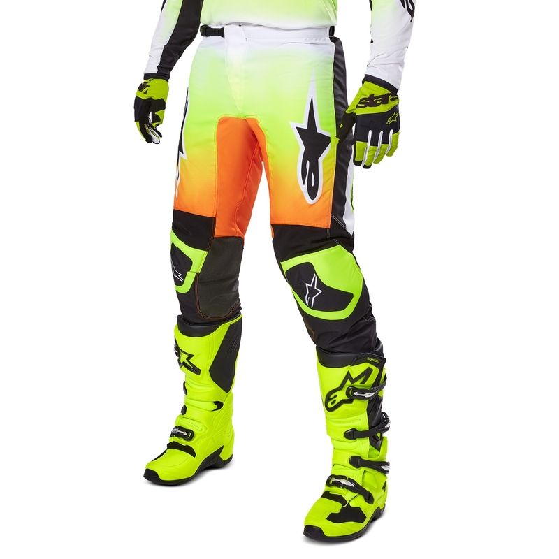 Alpinestars Fluid Wurx motocross hlače žuto-crne