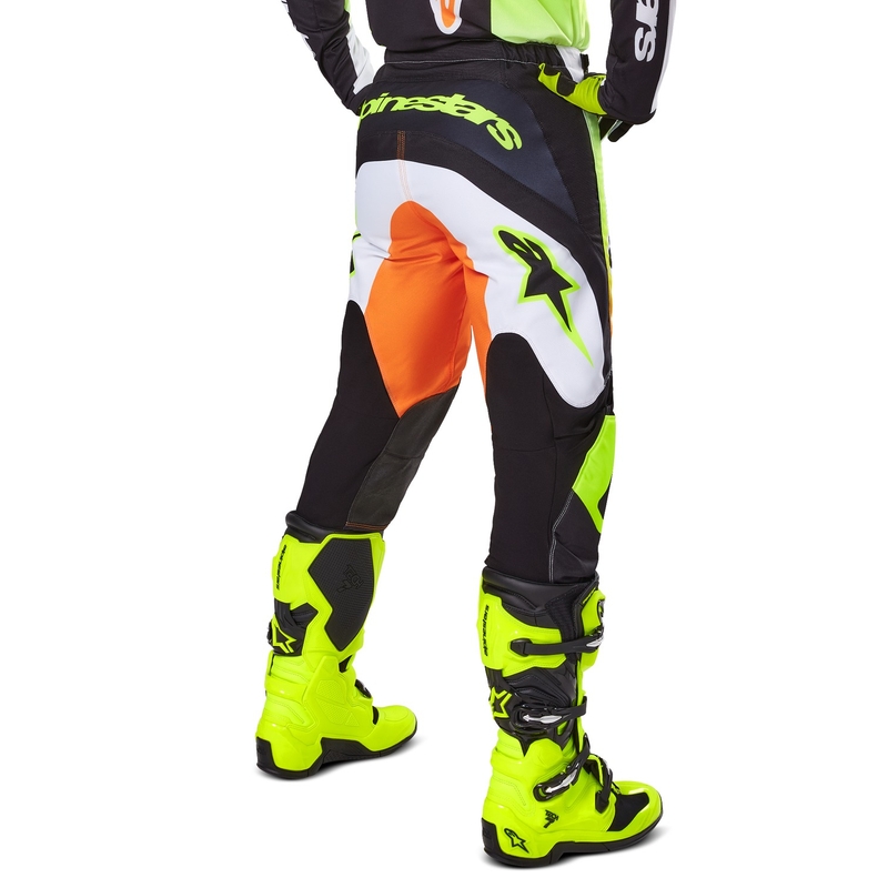 Alpinestars Fluid Wurx motocross hlače žuto-crne