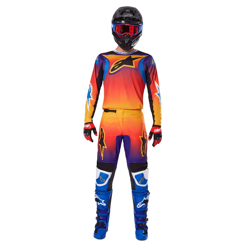 Višebojne motocross hlače Alpinestars Fluid Wurx