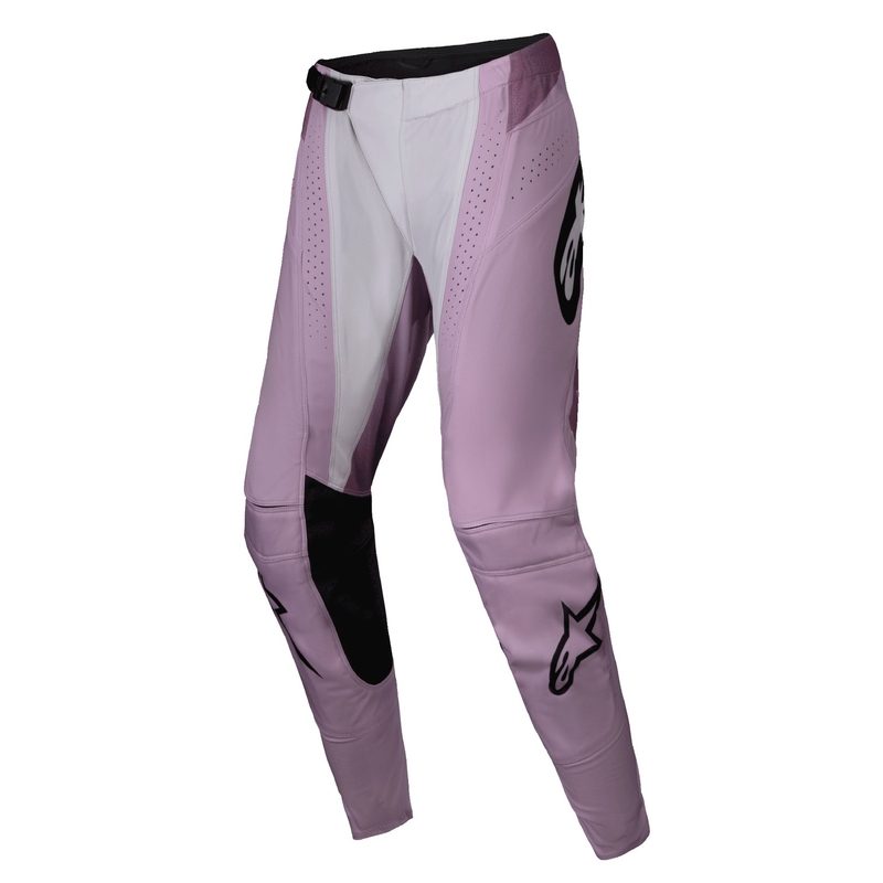 Alpinestars Stella Techstar Melt ženske motocross hlače crno-krem-crvenilo