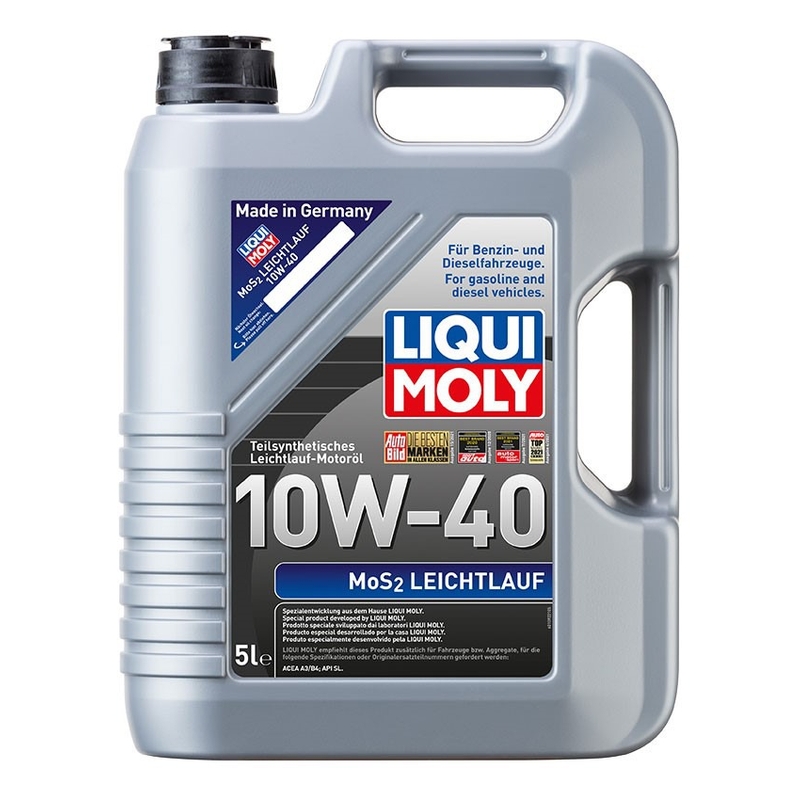 Polusintetičko motorno ulje LIQUI MOLY MoS2 Leichtlauf 10W-40 5 l