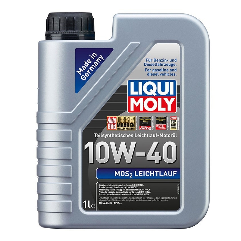 Polusintetičko motorno ulje LIQUI MOLY MoS2 Leichtlauf 10W-40 1 l