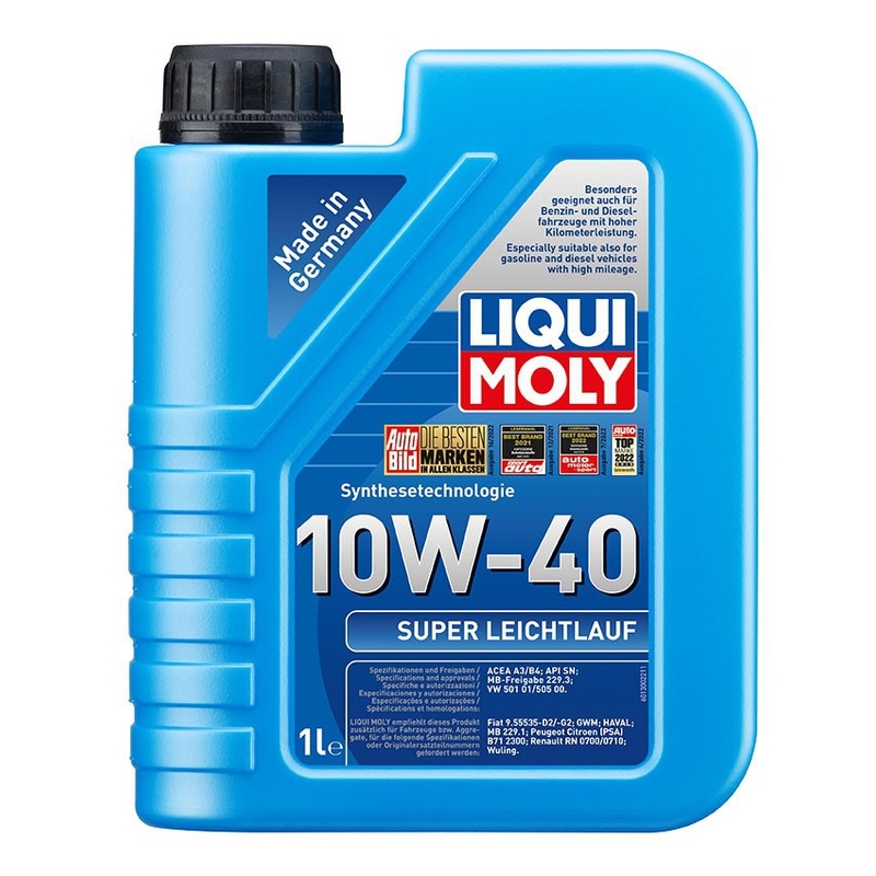 Sintetičko motorno ulje LIQUI MOLY Super Leichtlauf 10W-40 1 l