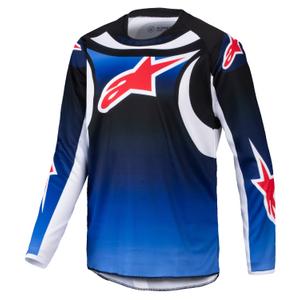 Dječji motocross dres Alpinestars Racer Wurx plavo-crni