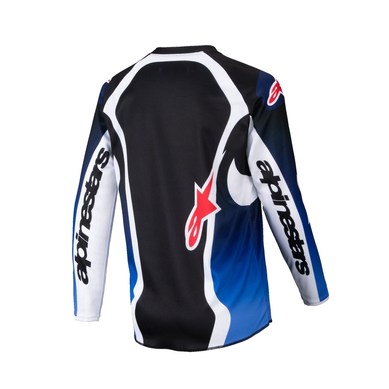 Dječji motocross dres Alpinestars Racer Wurx plavo-crni