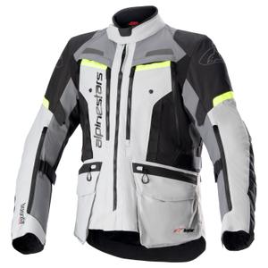 Motociklistička jakna Alpinestars Bogota PRO Drystar 2025 sivo-crna-fluo žuta