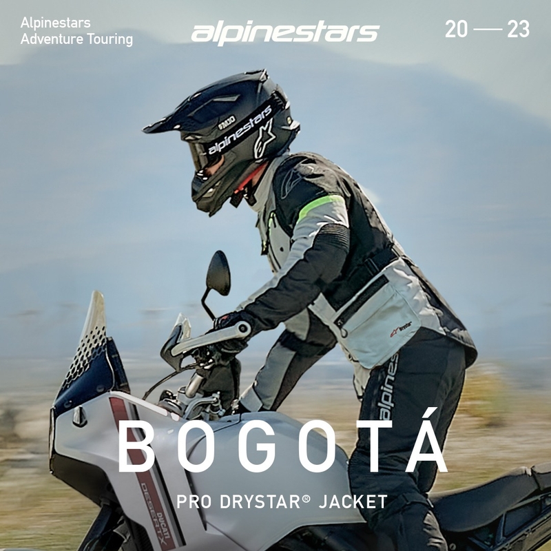 Alpinestars Bogota PRO Drystar motociklistička jakna sivo-crno-fluo žuta