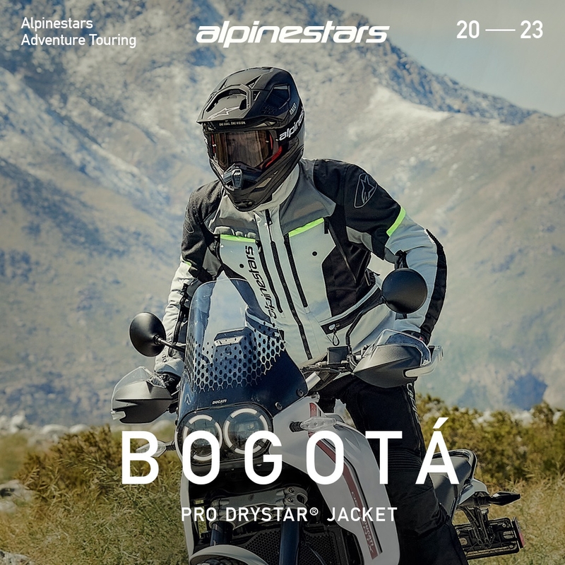Alpinestars Bogota PRO Drystar motociklistička jakna sivo-crno-fluo žuta