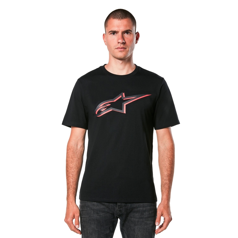 Alpinestars Ageless Shadow CSF majica crno-crvena