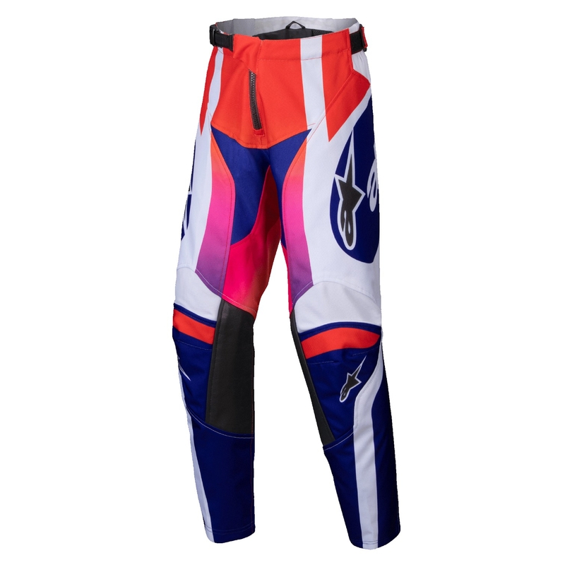 Alpinestars Racer Wurx dječje motocross hlače višebojne-bijele