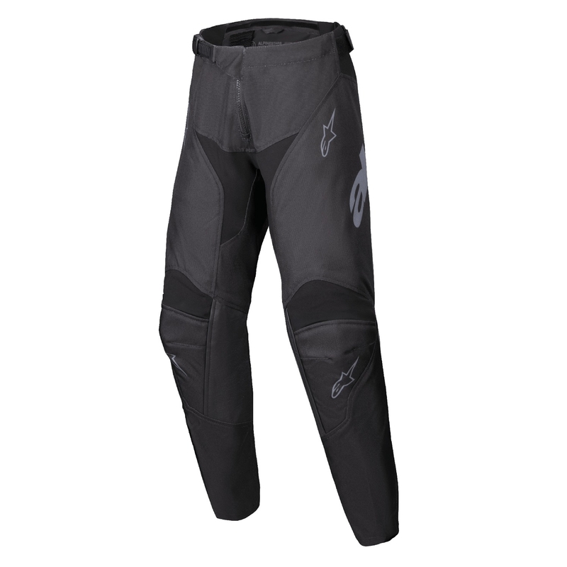 Dječje motocross hlače Alpinestars Racer Graphite crno-sive