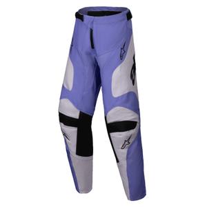 Alpinestars Racer Veil dječje motocross hlače ljubičasto-crne