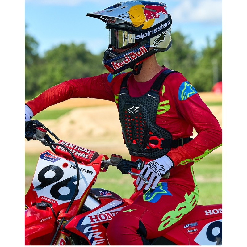 Alpinestars A-5 Plasma štitnik za prsa crno-crveno-bijeli