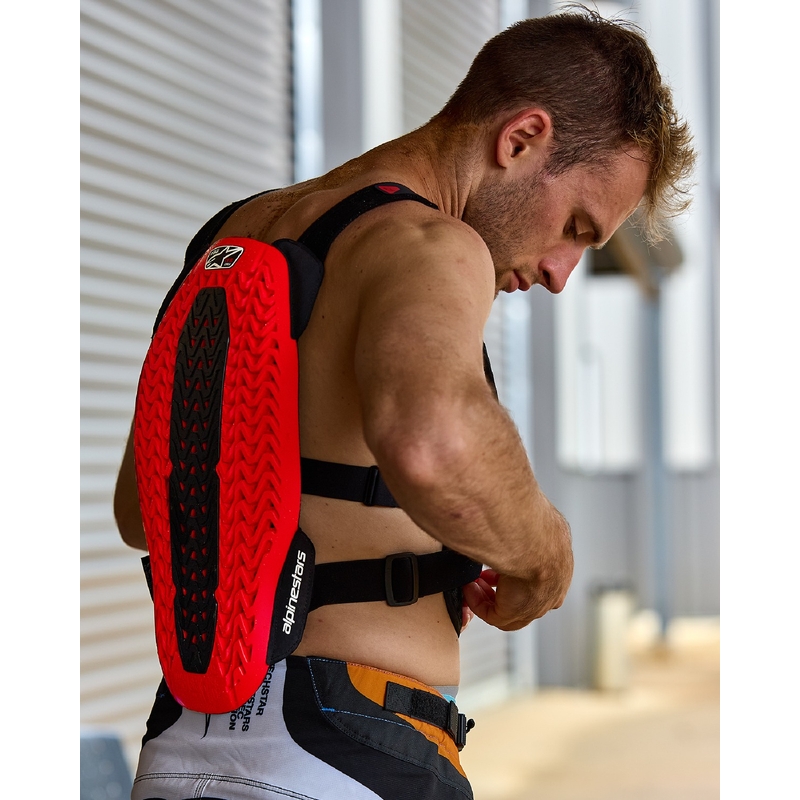 Alpinestars A-5 Plasma štitnik za prsa crno-crveno-bijeli