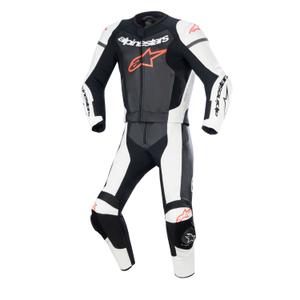 Alpinestars GP Force Lurv 2025 kožno dvodijelno odijelo bijelo-crno-fluo crveno