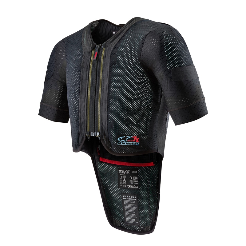 Alpinestars TECH-AIR®7X system airbag prsluk crno-crveni rasprodaja