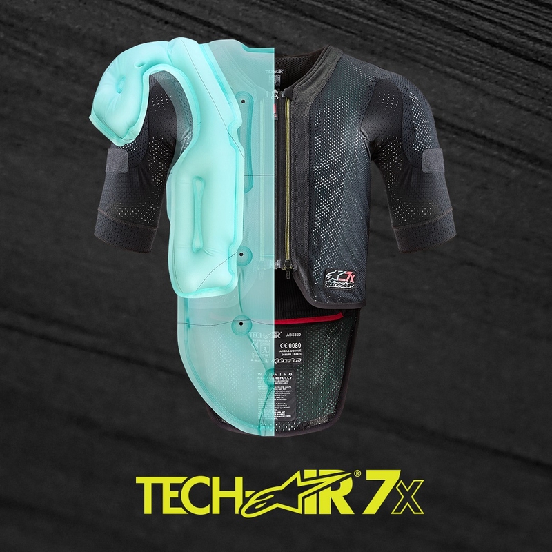 Alpinestars TECH-AIR®7X system airbag prsluk crno-crveni rasprodaja