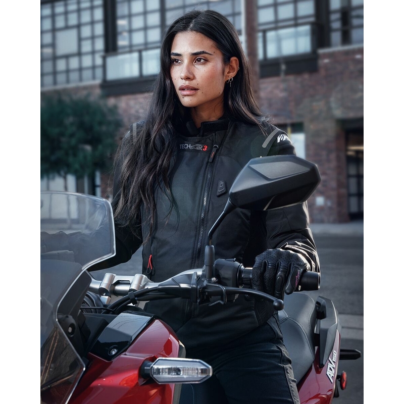 Ženski airbag prsluk Alpinestars Stella TECH-AIR®3 sustav crno-tamno sivi