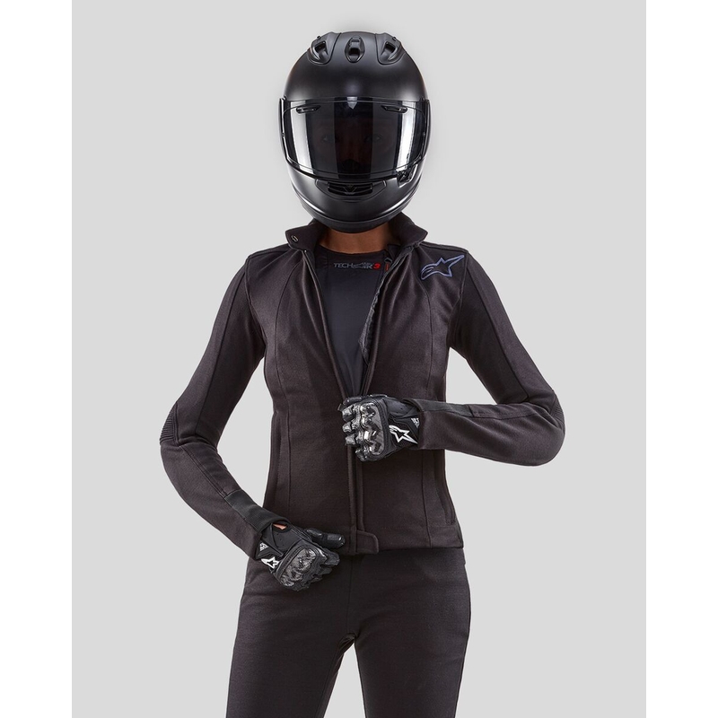 Ženski airbag prsluk Alpinestars Stella TECH-AIR®3 sustav crno-tamno sivi