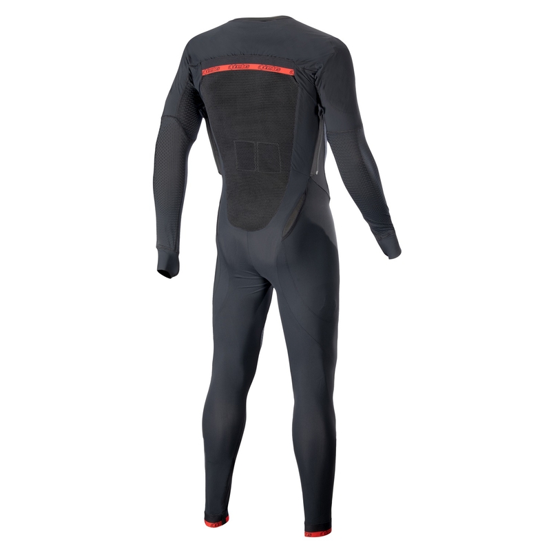 Vanjski sloj prsluka sa zračnim jastukom Alpinestars TECH-AIR®10 crno-crveno-sivi