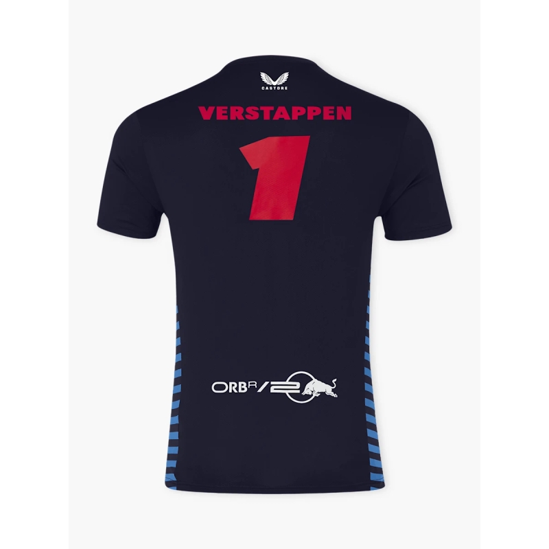 Majica kratkih rukava Red Bull Racing F1 Max Verstappen tamnoplava