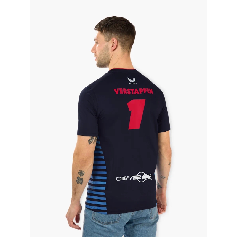 Majica kratkih rukava Red Bull Racing F1 Max Verstappen tamnoplava