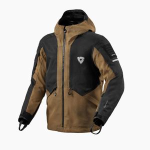 Motociklistička jakna Revit Tectonic H2O crno-smeđa