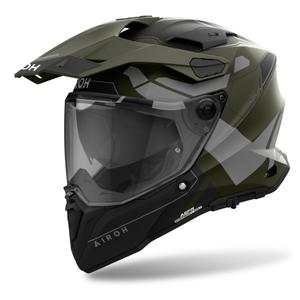 Enduro kaciga Airoh Commander 2 Reveal 2024 mat zelena