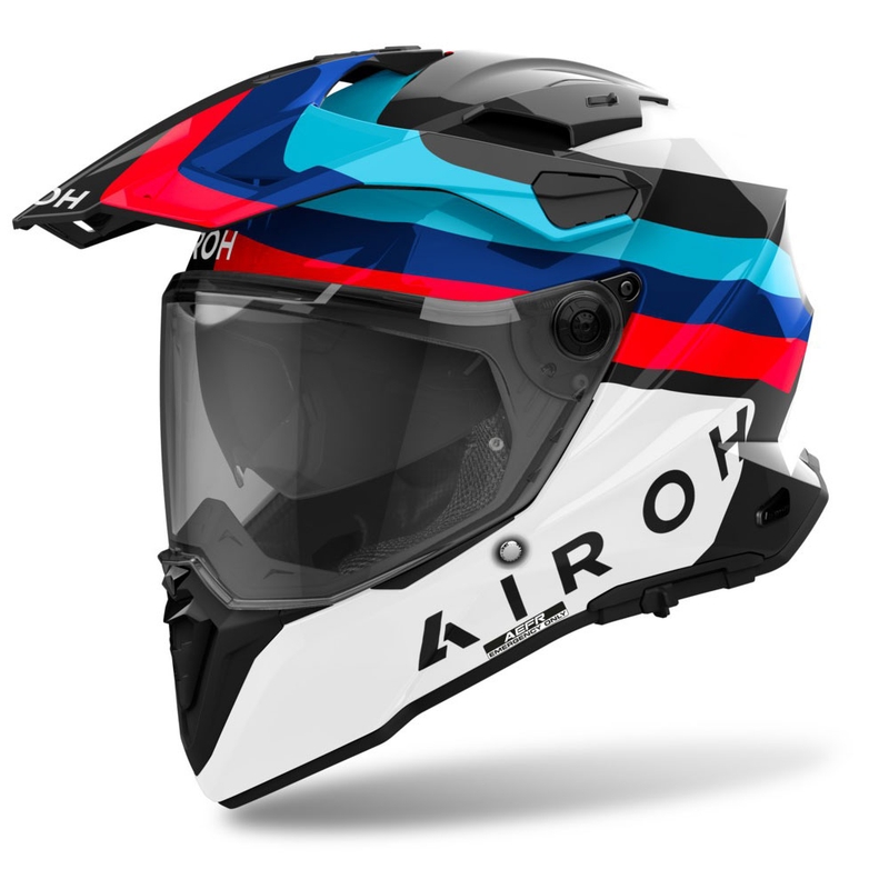 Kaciga Airoh Commander 2 Doom Enduro, sjajno crna