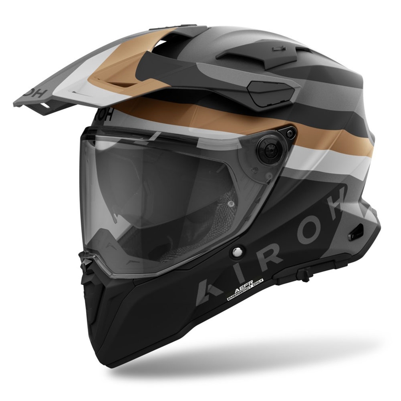 Enduro kaciga Airoh Commander 2 Doom mat zlatna