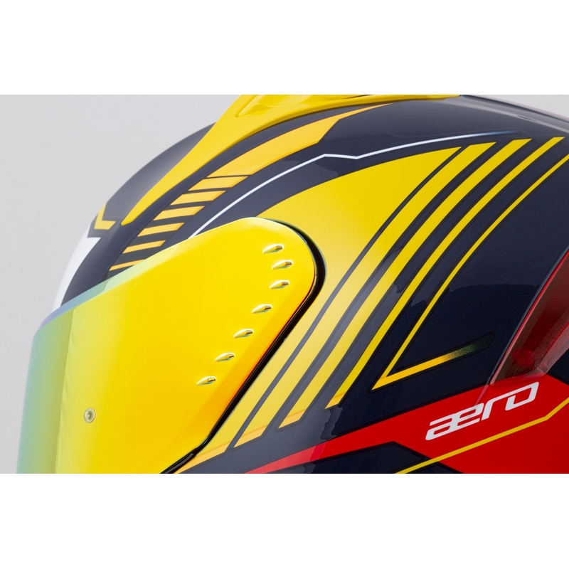 Cassida Aero Drome Integral motociklistička kaciga plava-fluo žuta-narančasta-crvena-svijetlo plava-bijela
