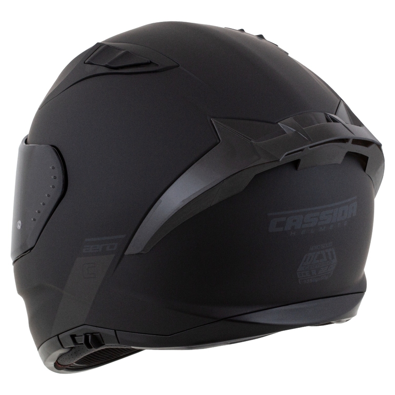 Integralna motociklistička kaciga Cassida Aero mat crno-siva