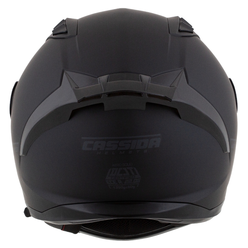 Integralna motociklistička kaciga Cassida Aero mat crno-siva
