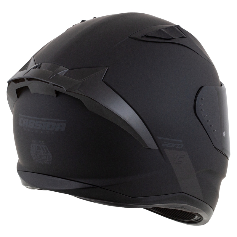 Integralna motociklistička kaciga Cassida Aero mat crno-siva