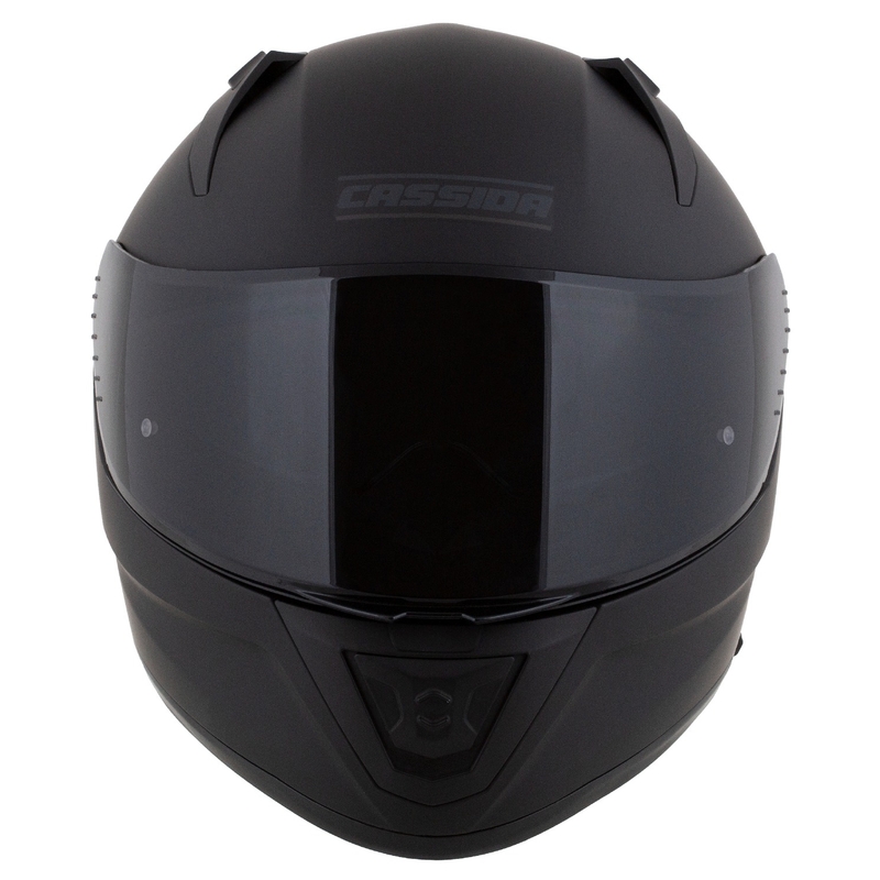 Integralna motociklistička kaciga Cassida Aero mat crno-siva