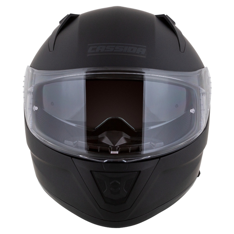 Integralna motociklistička kaciga Cassida Aero mat crno-siva